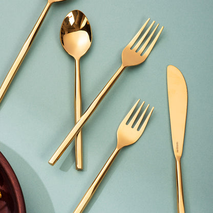 Fusion Harmony: Set of 5 Cutlery with Stylish Handles