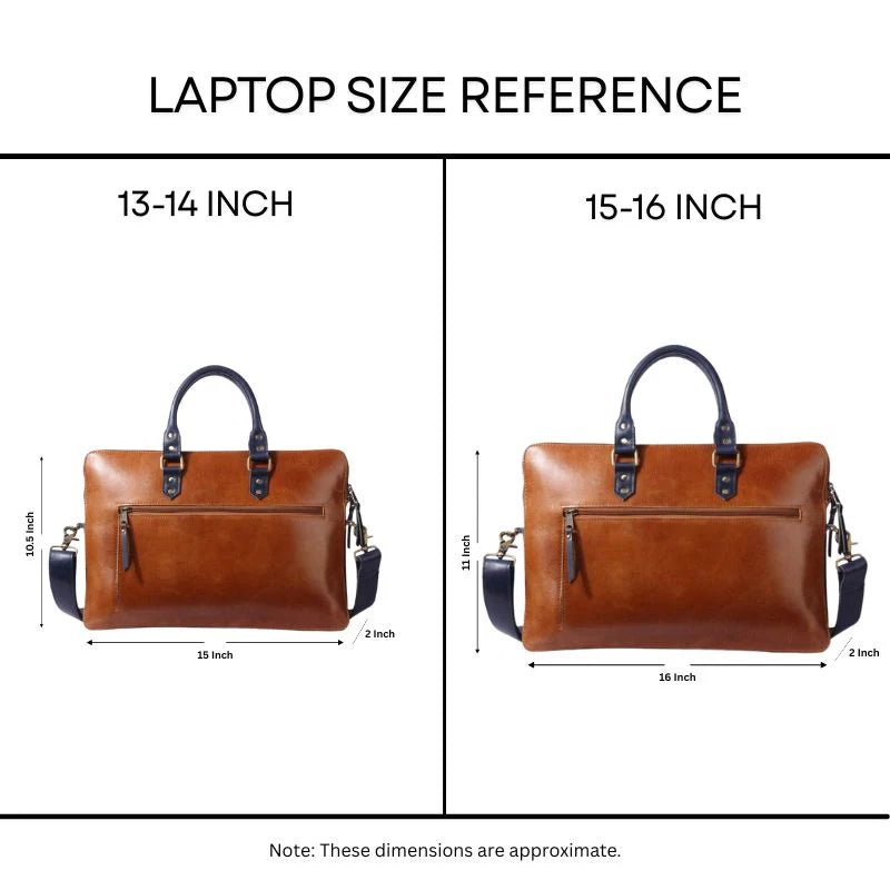 Lynx Leather Laptop Bag