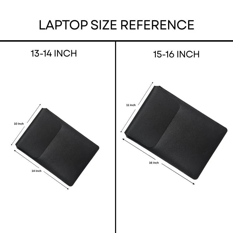 Convertible Leather Laptop Sleeve