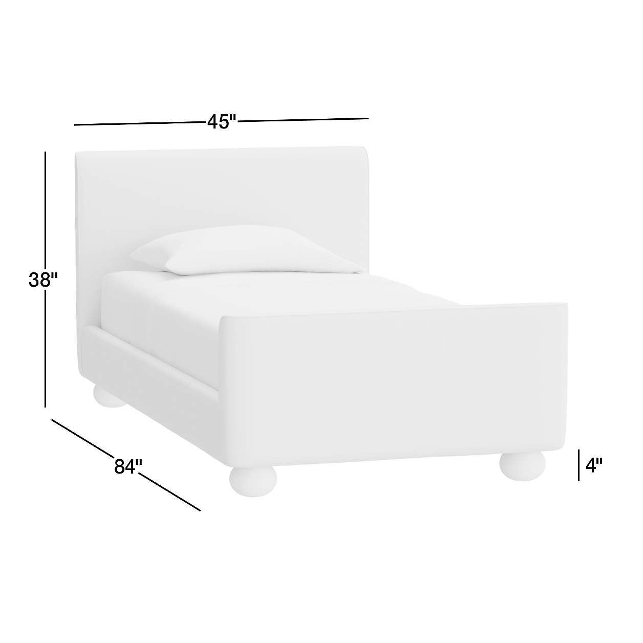 Cozy Pebble Cream Tribute Kids Big  Storage Bed