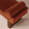 Esther Bench Velvet Velvet Rust