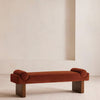 Esther Bench Velvet Velvet Rust