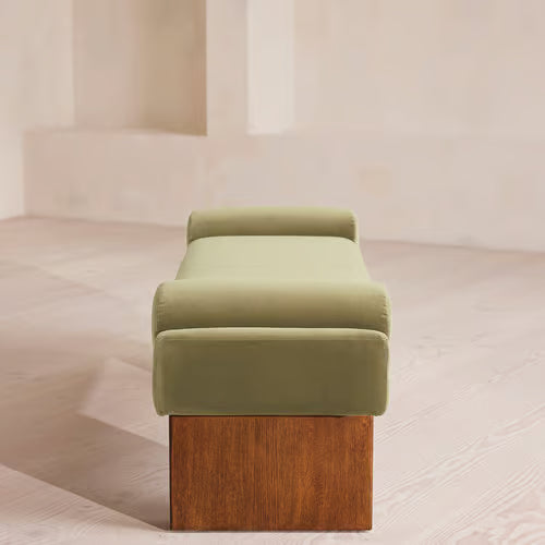 Esther Bench Velvet Velvet Lichen