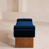 Esther Bench Velvet Velvet Royal Blue
