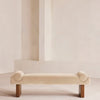 Esther Bench Velvet Velvet Porcelain