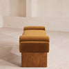 Esther Bench Velvet Velvet Mustard