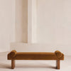 Esther Bench Velvet Velvet Mustard