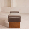 Esther Bench Velvet Velvet Taupe