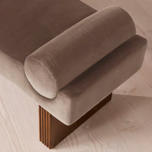 Esther Bench Velvet Velvet Taupe