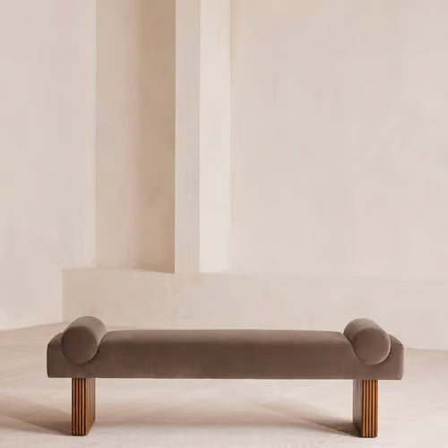 Esther Bench Velvet Velvet Taupe