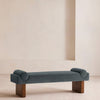 Esther Bench Velvet Velvet Grey Blue