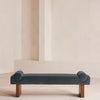 Esther Bench Velvet Velvet Grey Blue