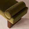 Esther Bench Velvet Velvet Olive