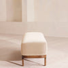 Belsa Bench Velvet Porcelain