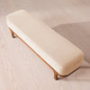 Belsa Bench Velvet Porcelain