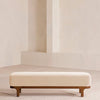 Belsa Bench Velvet Porcelain