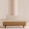 Belsa Bench Velvet Camel