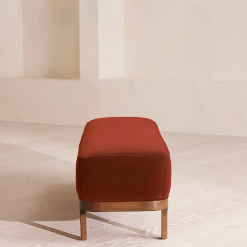 Belsa Bench Velvet Rust