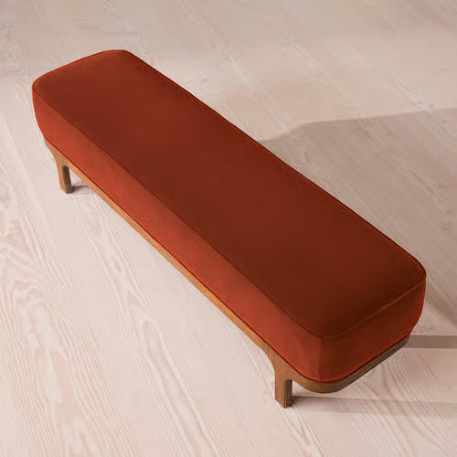 Belsa Bench Velvet Rust