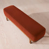 Belsa Bench Velvet Rust