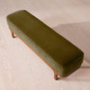 Belsa Bench Velvet Olive