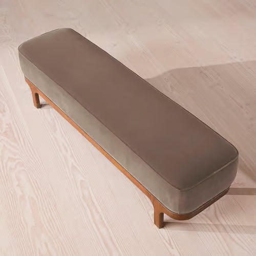 Belsa Bench Velvet Taupe
