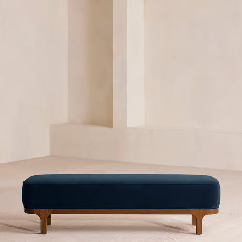 Belsa Bench Velvet Royal Blue