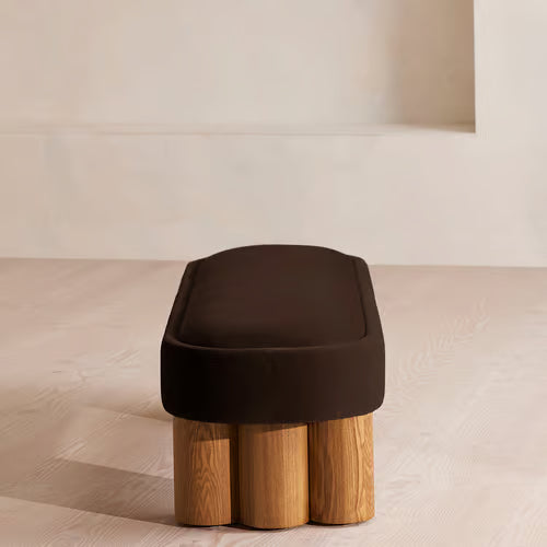 Nieve Bench Velvet Chocolate