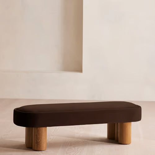Nieve Bench Velvet Chocolate