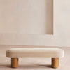 Nieve Bench Velvet Porcelain