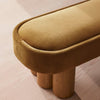 Nieve Bench Velvet Mustard