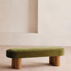 Nieve Bench Velvet Olive