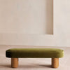 Nieve Bench Velvet Olive