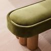 Nieve Bench Velvet Olive