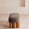 Nieve Bench Velvet Taupe