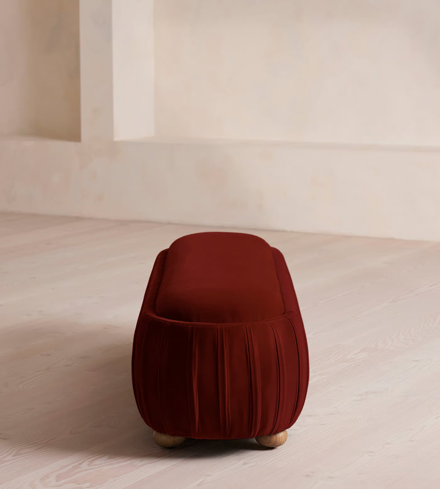 Vivienne Bench Velvet Rust