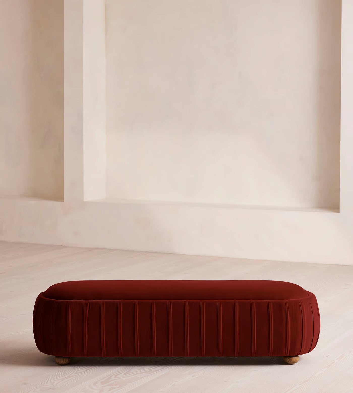 Vivienne Bench Velvet Rust