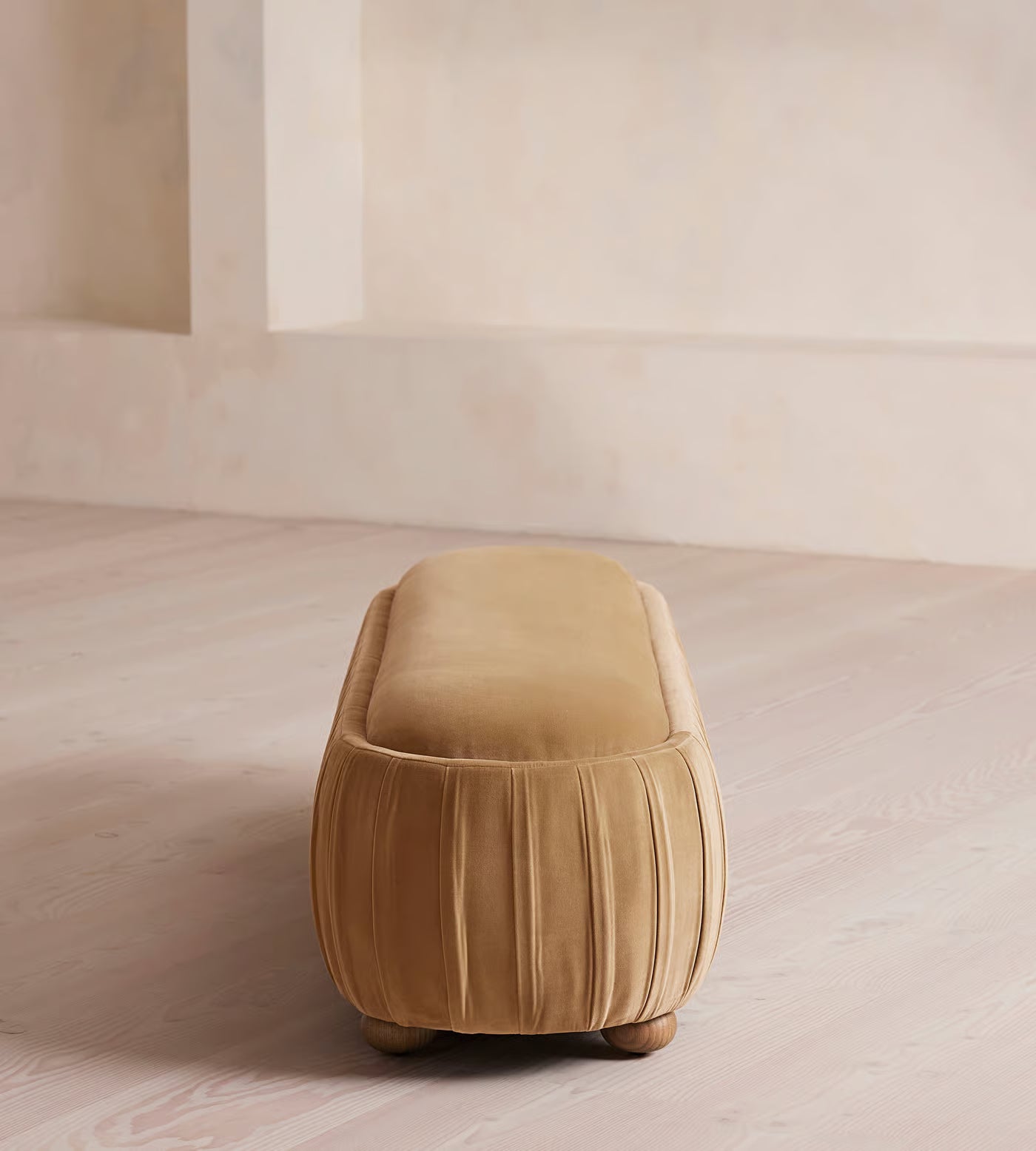 Vivienne Bench Velvet Camel
