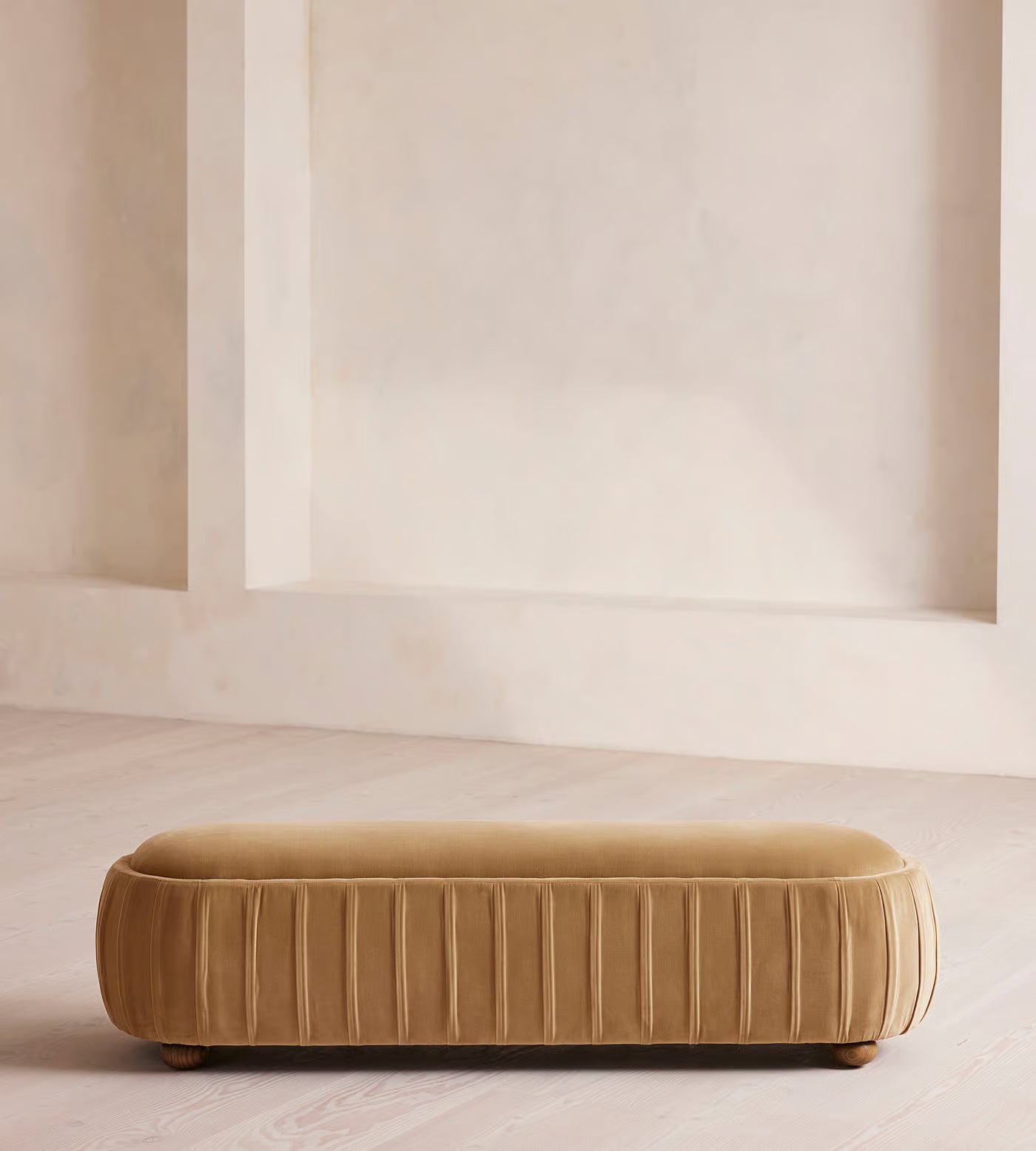 Vivienne Bench Velvet Camel