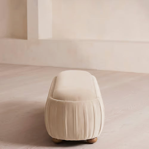 Vivienne Bench Velvet Porcelain