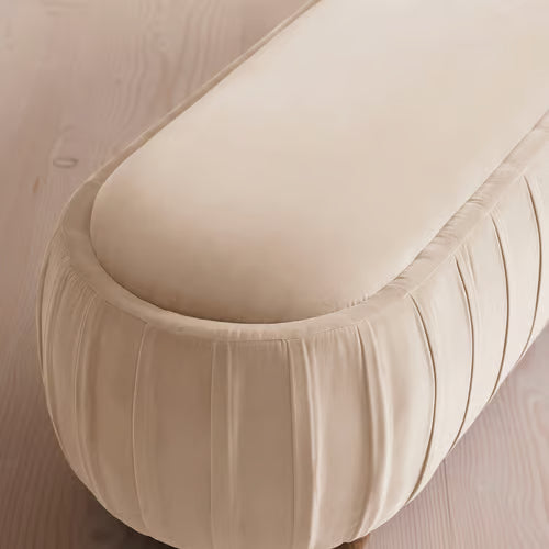 Vivienne Bench Velvet Porcelain