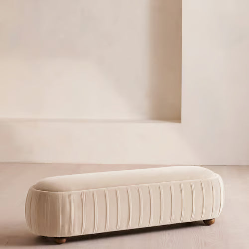 Vivienne Bench Velvet Porcelain