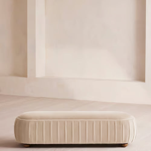 Vivienne Bench Velvet Porcelain