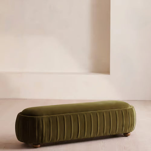 Vivienne Bench Velvet Olive