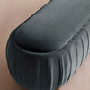 Vivienne Bench Velvet Grey Blue