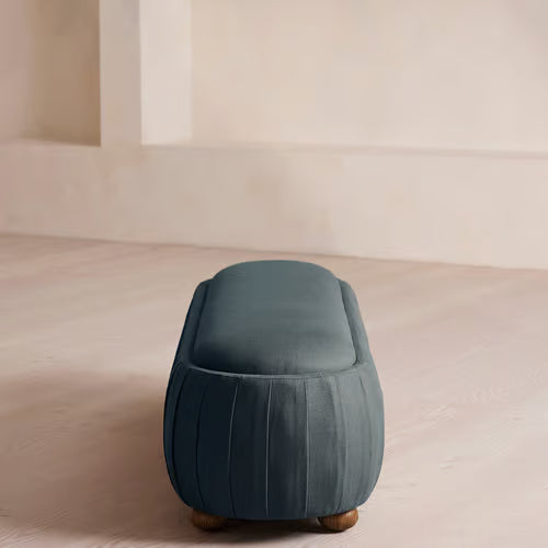 Vivienne Bench Linen Prussian Blue