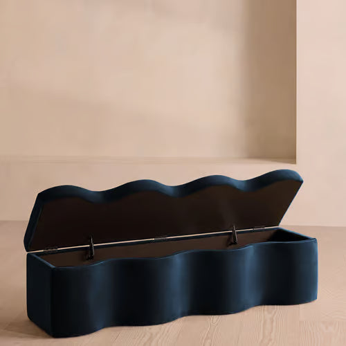 Eli Storage Bench Velvet Royal Blue