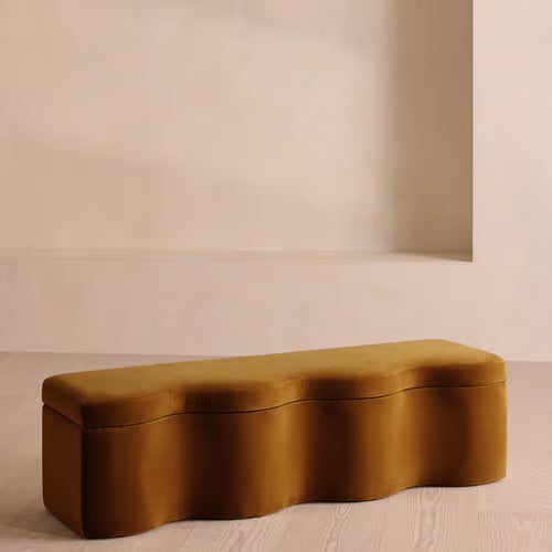 Eli Storage Bench Velvet Mustard