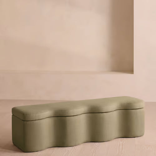 Eli Storage Bench Linen Sage