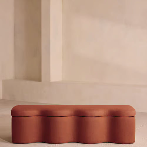 Eli Storage Bench Linen Sienna